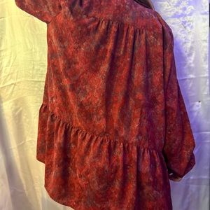 LARGE LOGO BUTTON-UP By Lori Goldstein
